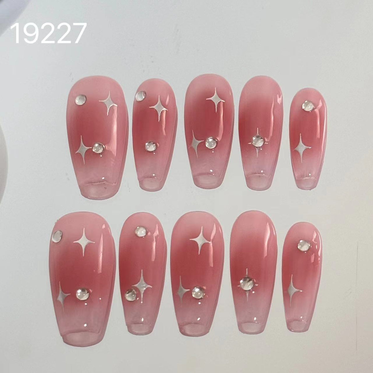 E19227 pure handmade press on nails global supplier sevennails