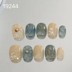 E19244 pure handmade press on nails global supplier sevennails